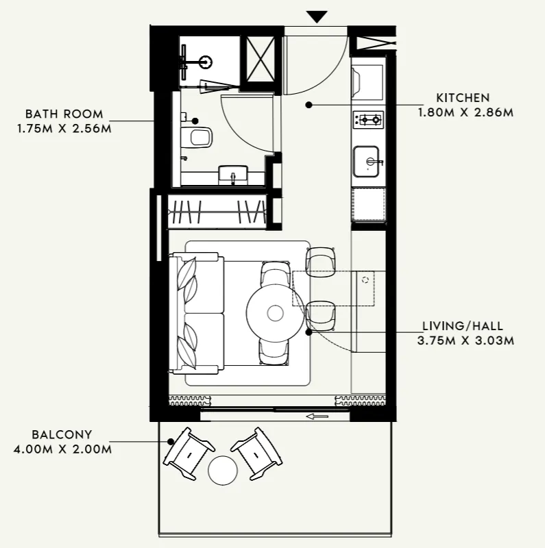 Azizi Azizi Venice floor plan