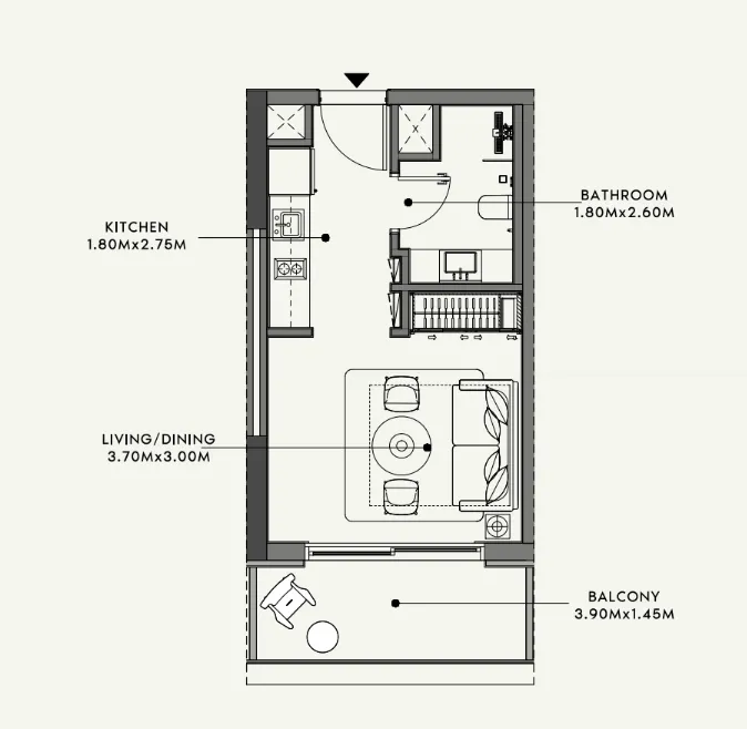 Azizi Azizi Venice floor plan