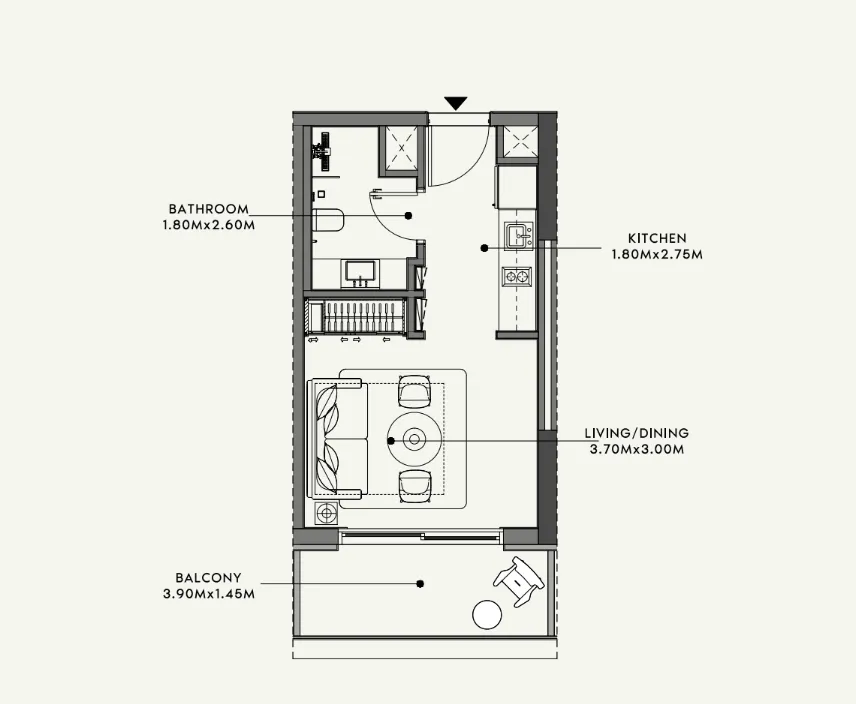 Azizi Azizi Venice floor plan