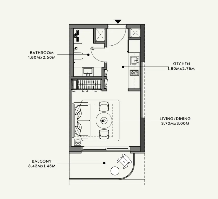 Azizi Azizi Venice floor plan