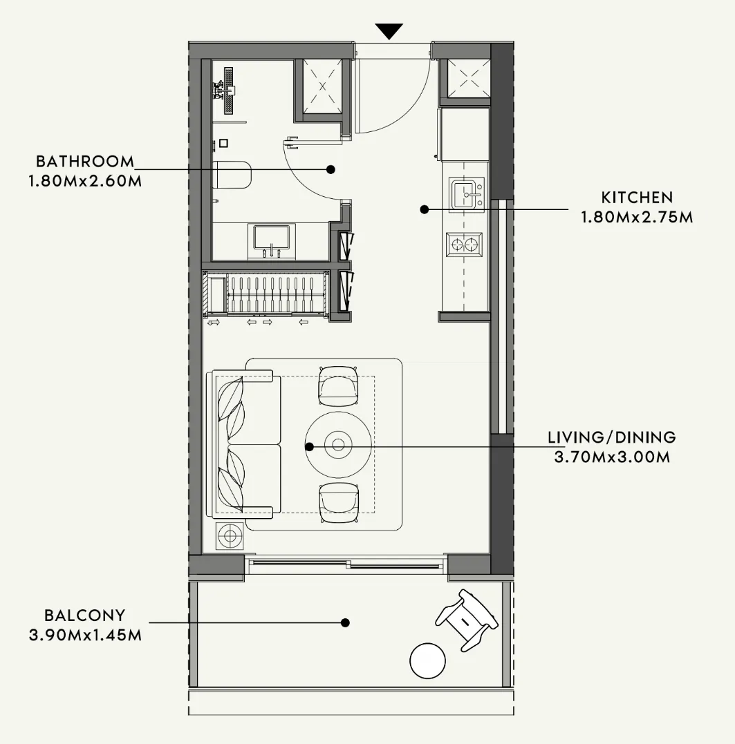 Azizi Azizi Venice floor plan