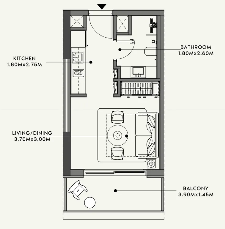 Azizi Azizi Venice floor plan