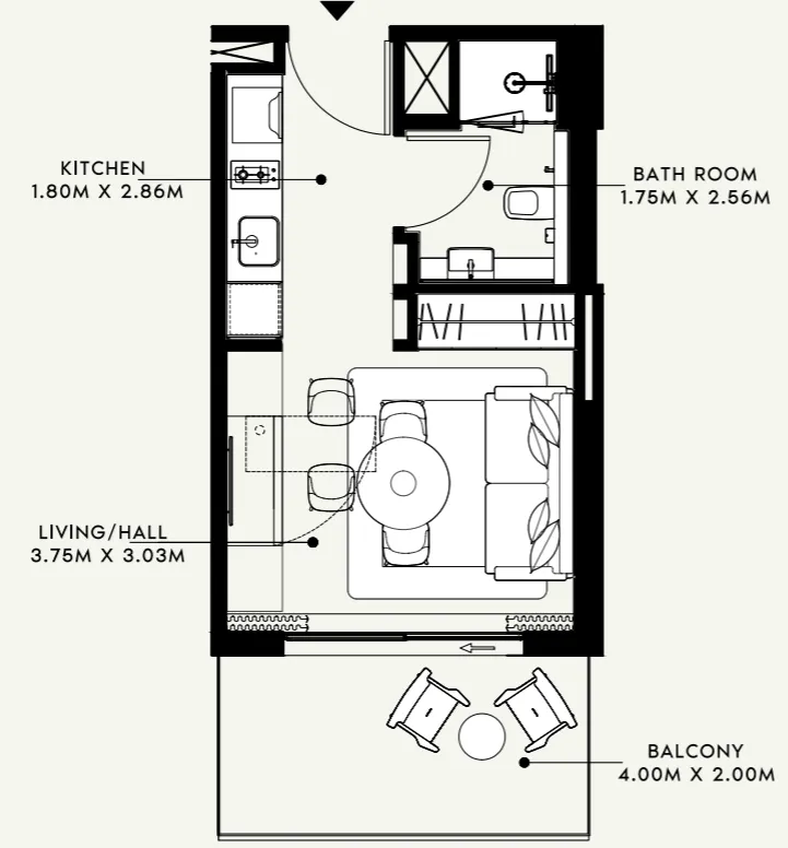 Azizi Azizi Venice floor plan
