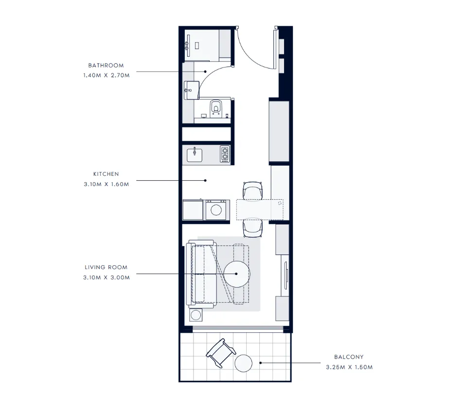 Azizi Azizi Venice floor plan