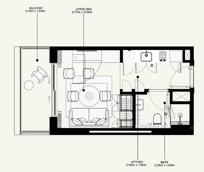 Azizi Azizi Venice floor plan