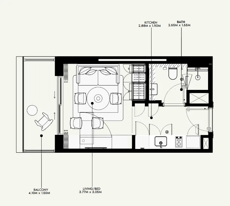 Azizi Azizi Venice floor plan