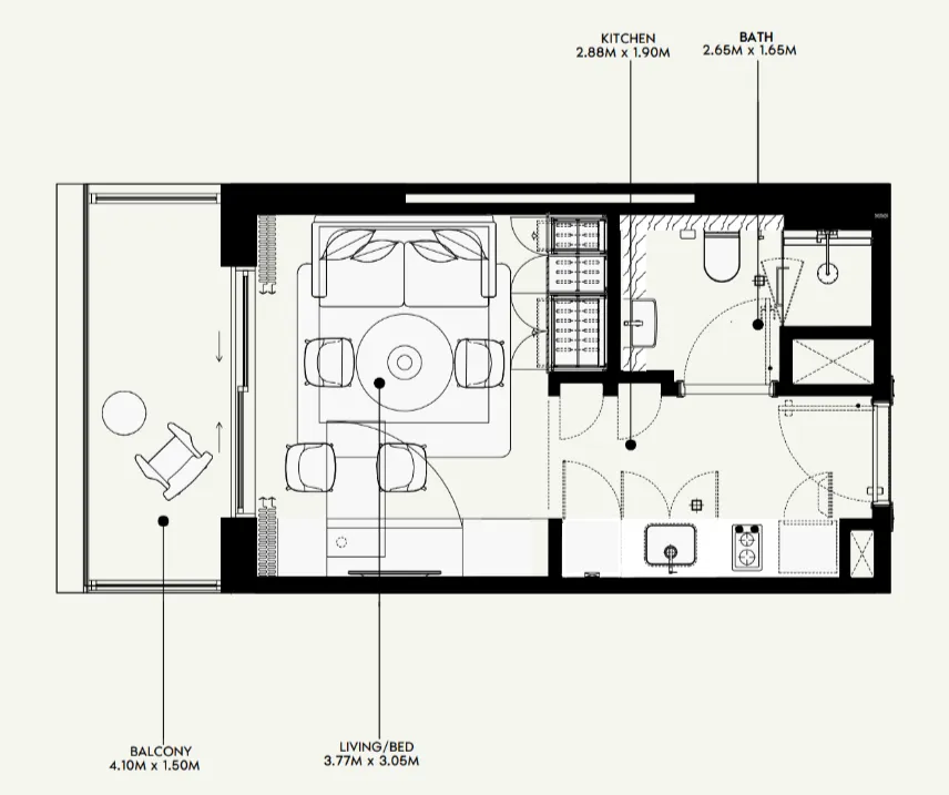Azizi Azizi Venice floor plan