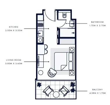 Azizi Azizi Venice floor plan