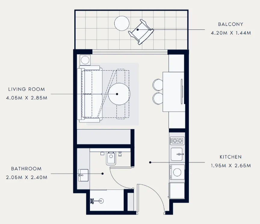 Azizi Azizi Venice floor plan