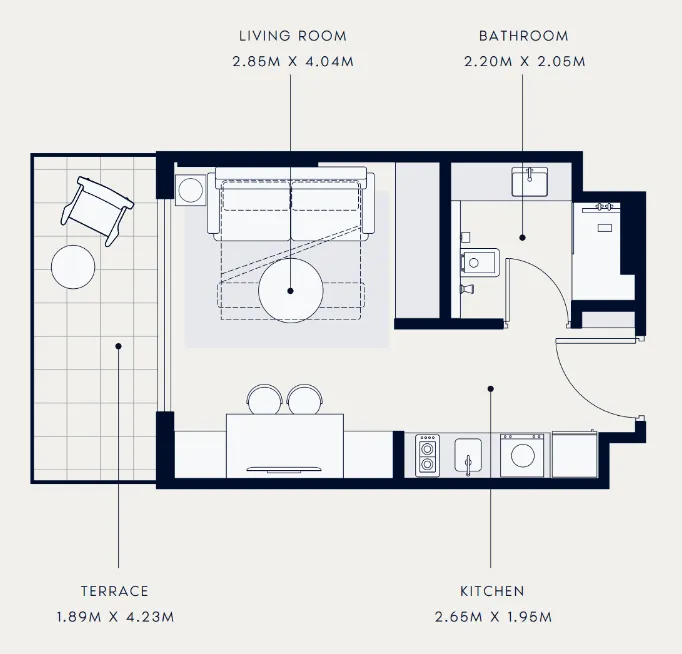 Azizi Azizi Venice floor plan
