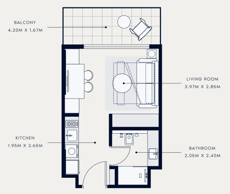 Azizi Azizi Venice floor plan