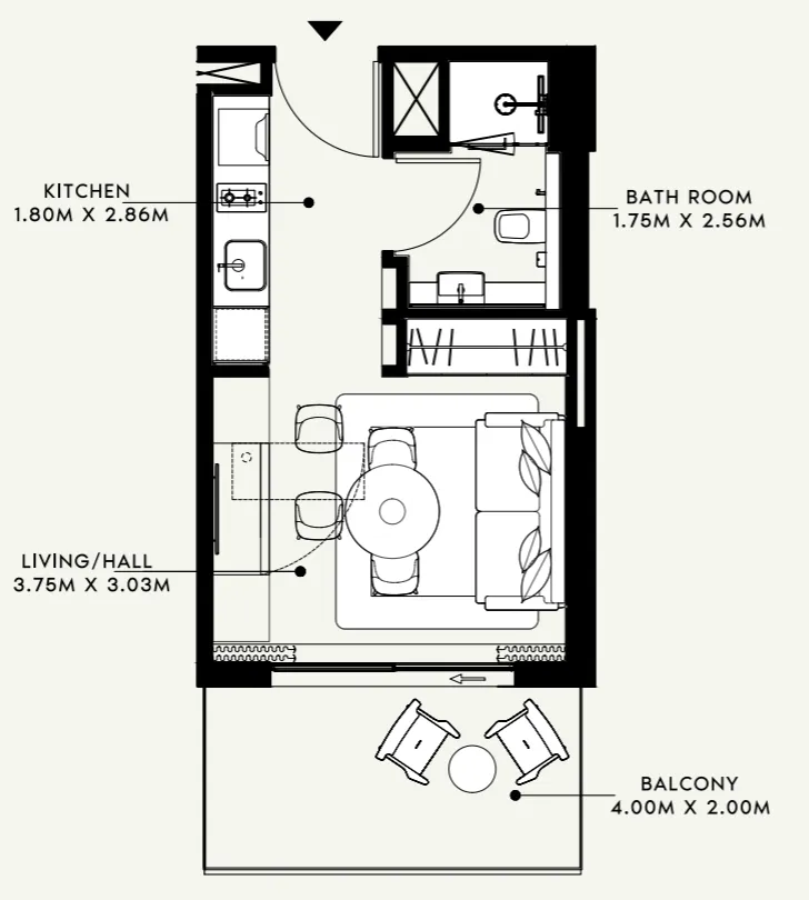 Azizi Azizi Venice floor plan
