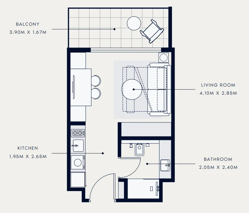 Azizi Azizi Venice floor plan