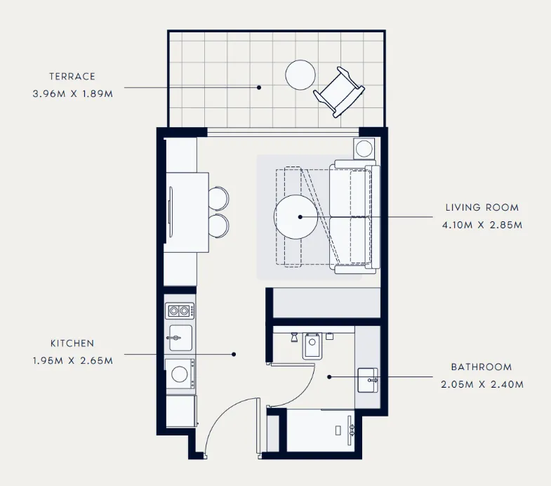 Azizi Azizi Venice floor plan