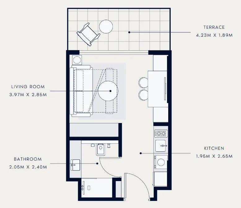 Azizi Azizi Venice floor plan