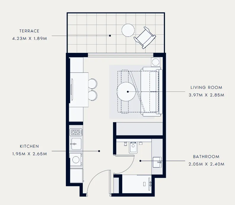 Azizi Azizi Venice floor plan