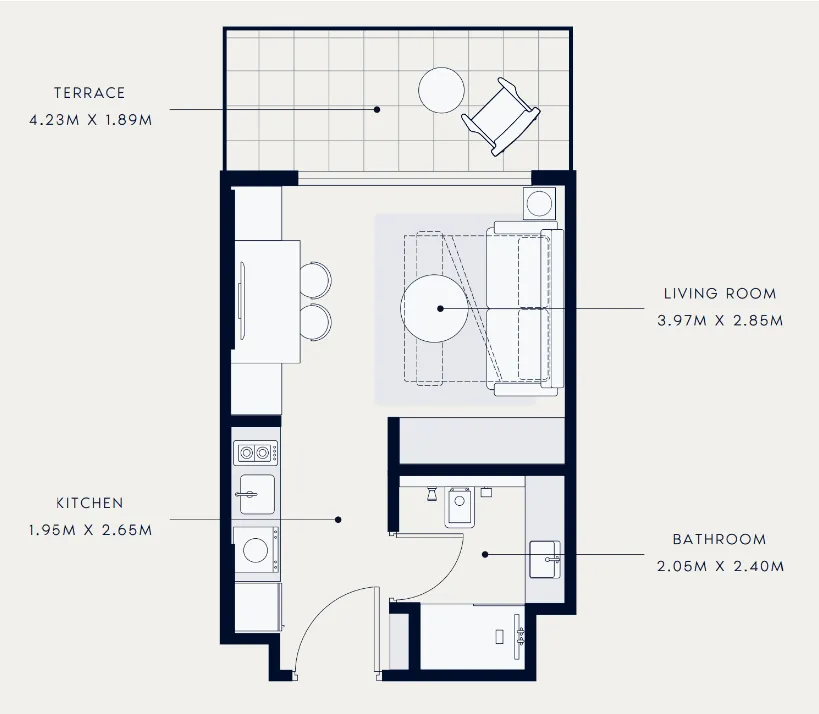 Azizi Azizi Venice floor plan