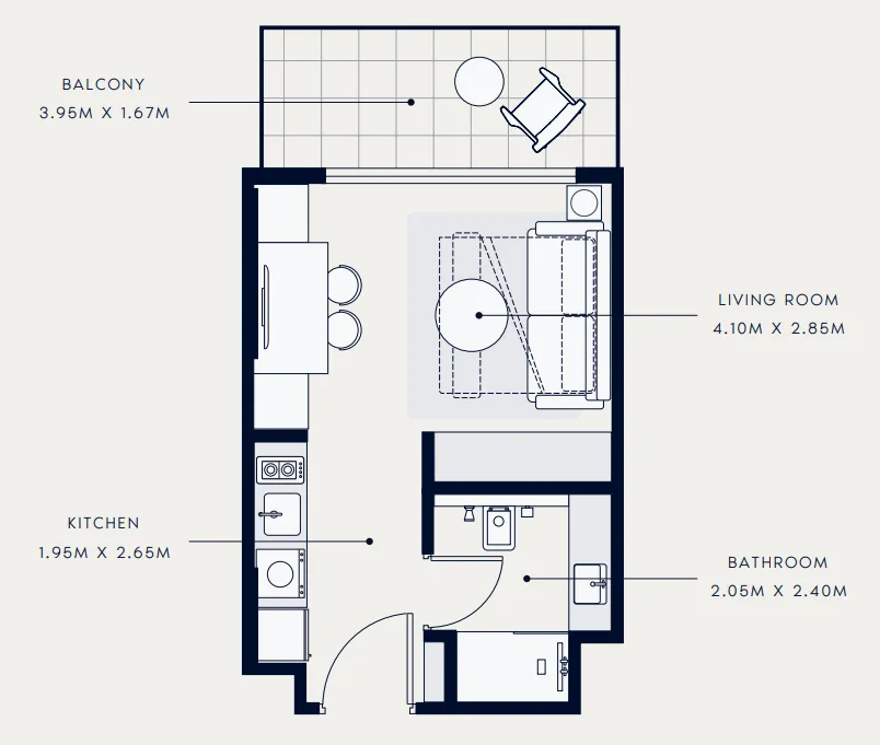 Azizi Azizi Venice floor plan