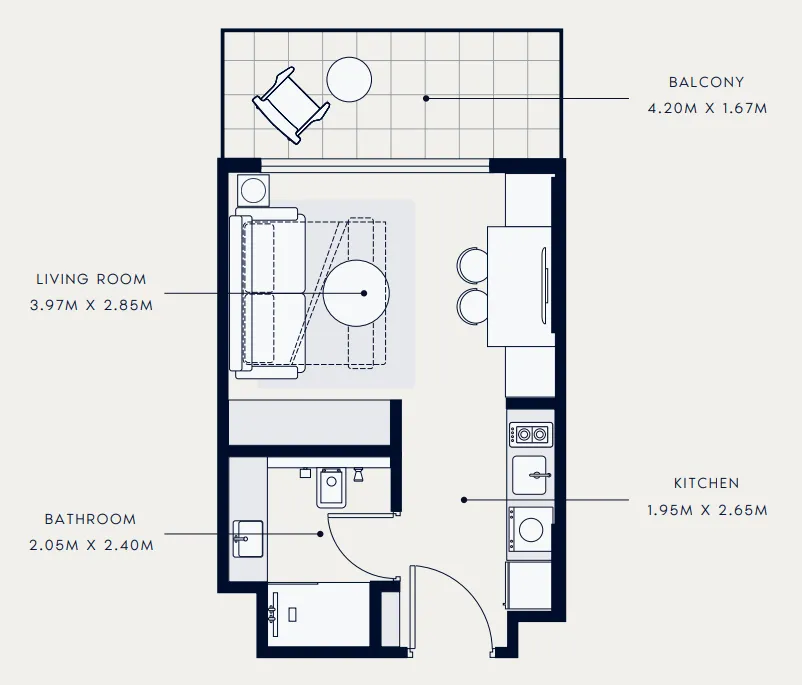 Azizi Azizi Venice floor plan