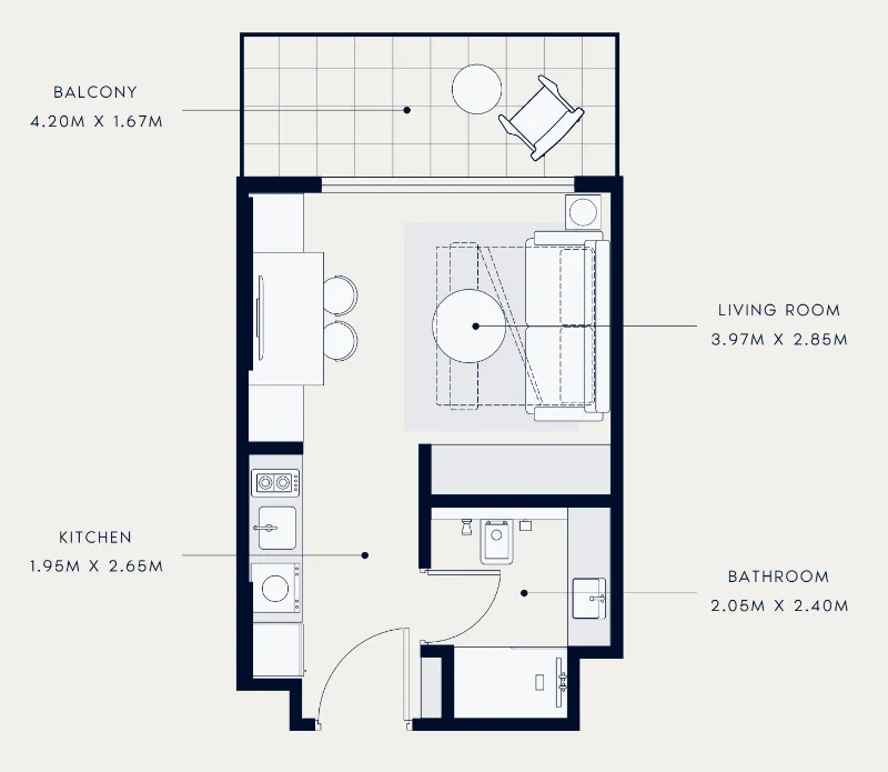 Azizi Azizi Venice floor plan