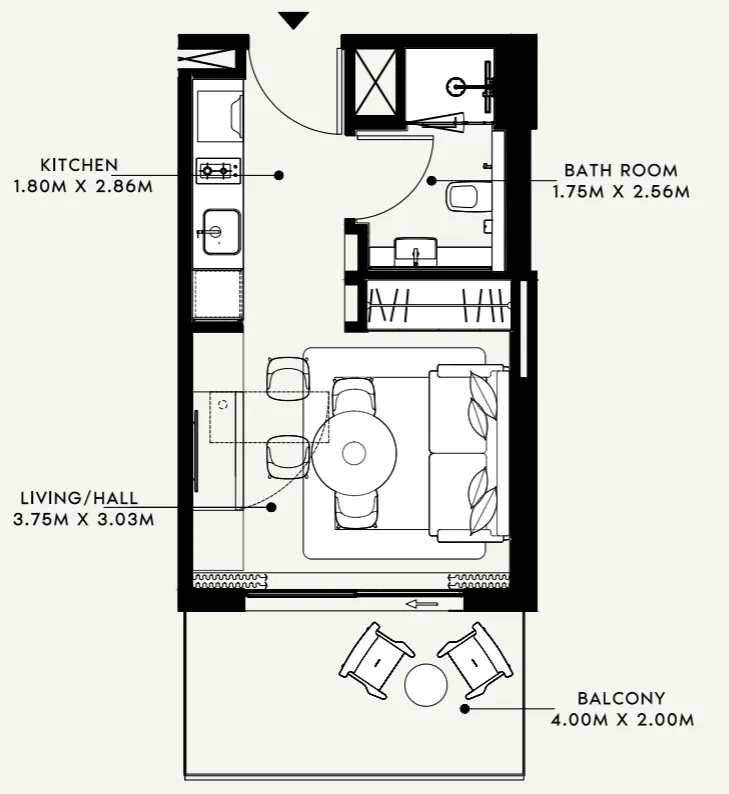 Azizi Azizi Venice floor plan
