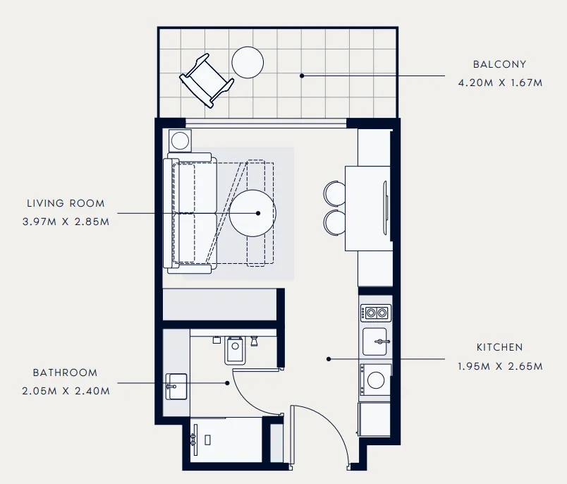 Azizi Azizi Venice floor plan