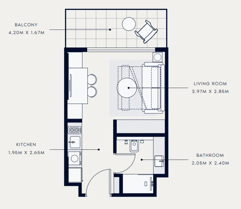 Azizi Azizi Venice floor plan