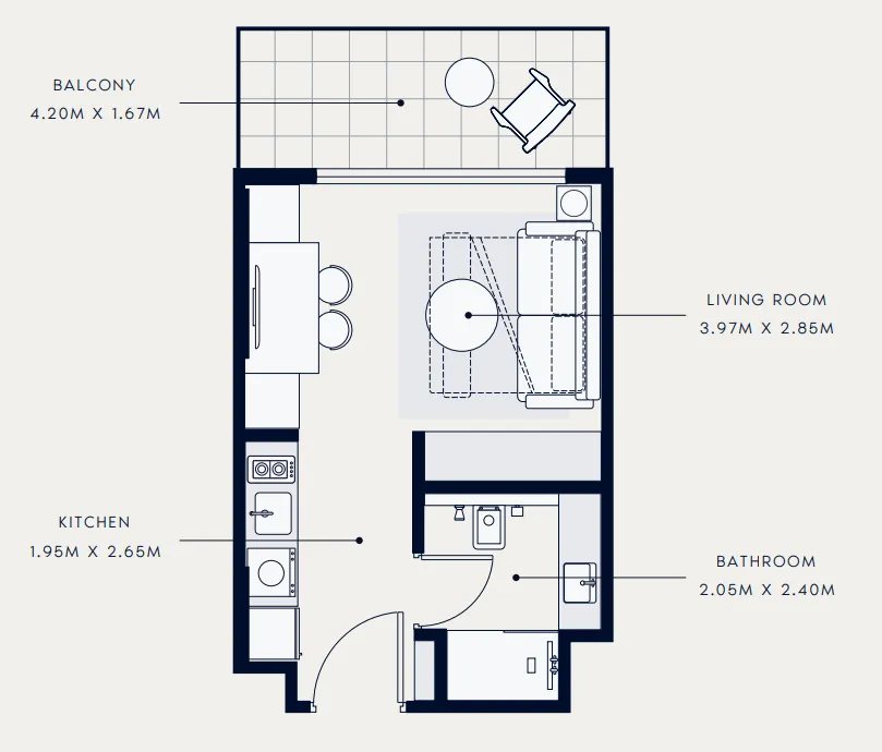 Azizi Azizi Venice floor plan