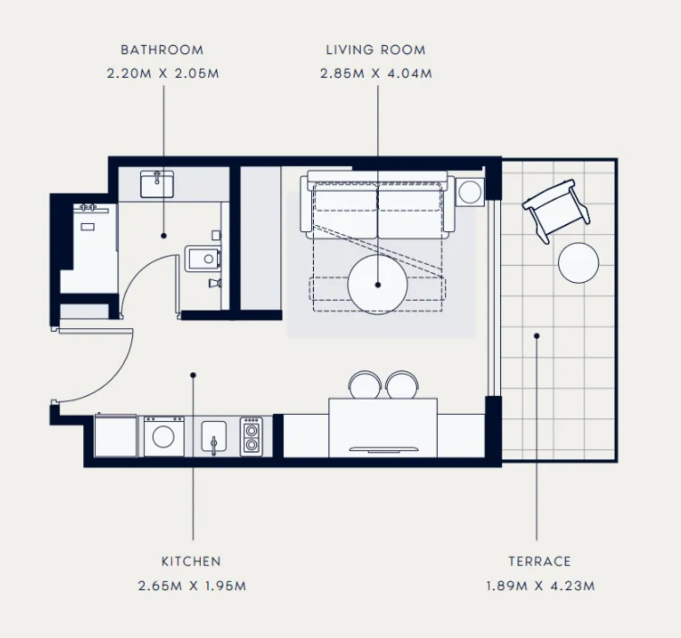 Azizi Azizi Venice floor plan