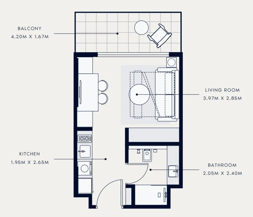 Azizi Azizi Venice floor plan