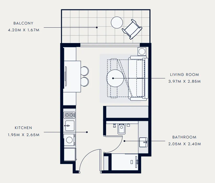 Azizi Azizi Venice floor plan