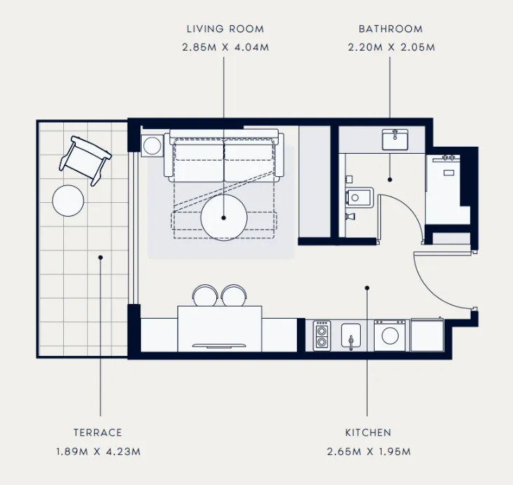 Azizi Azizi Venice floor plan