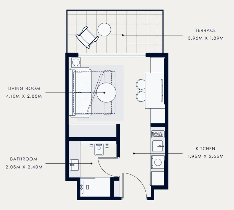 Azizi Azizi Venice floor plan