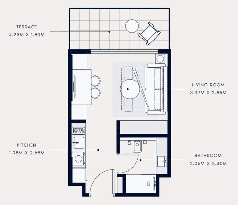 Azizi Azizi Venice floor plan