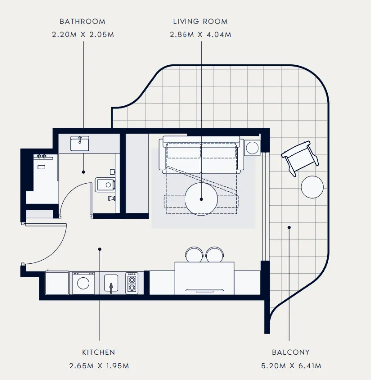 Azizi Azizi Venice floor plan