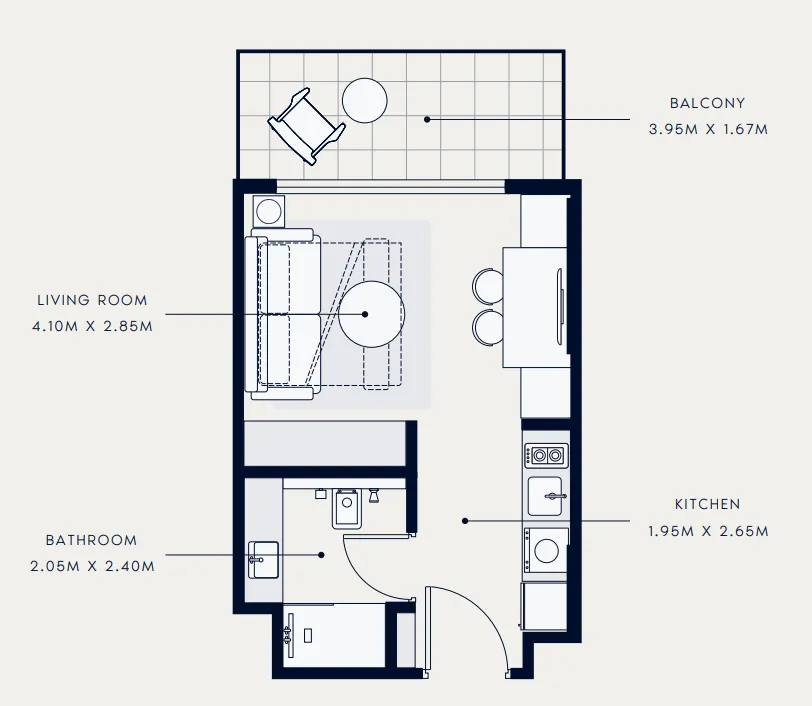 Azizi Azizi Venice floor plan
