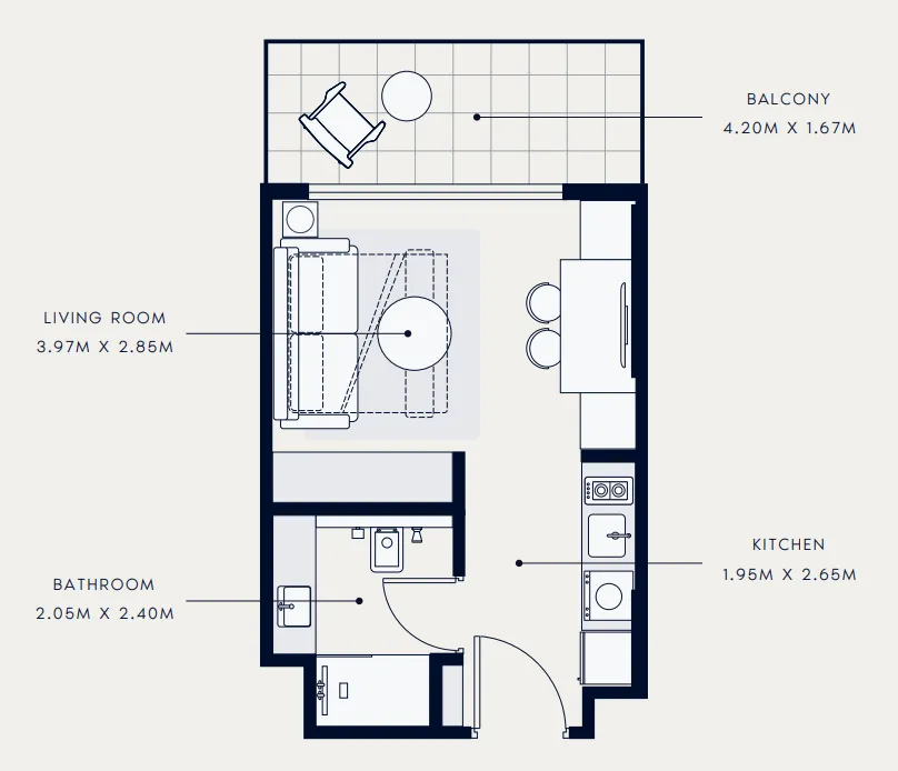 Azizi Azizi Venice floor plan