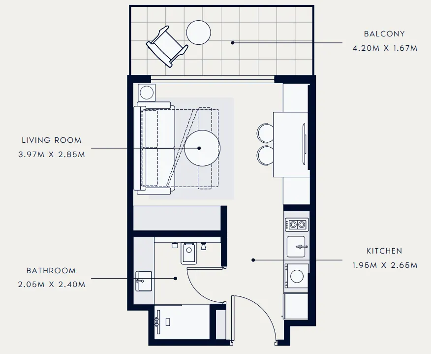 Azizi Azizi Venice floor plan