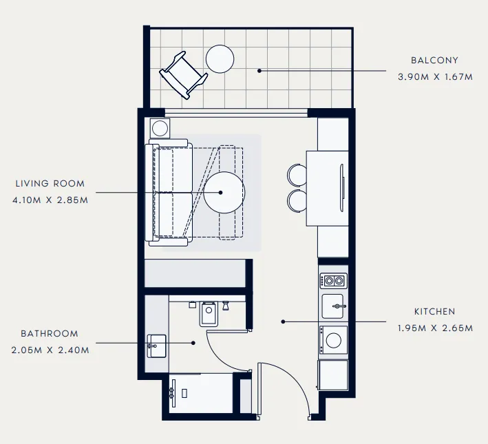 Azizi Azizi Venice floor plan