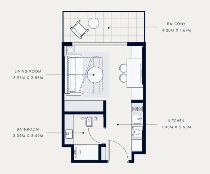 Azizi Azizi Venice floor plan