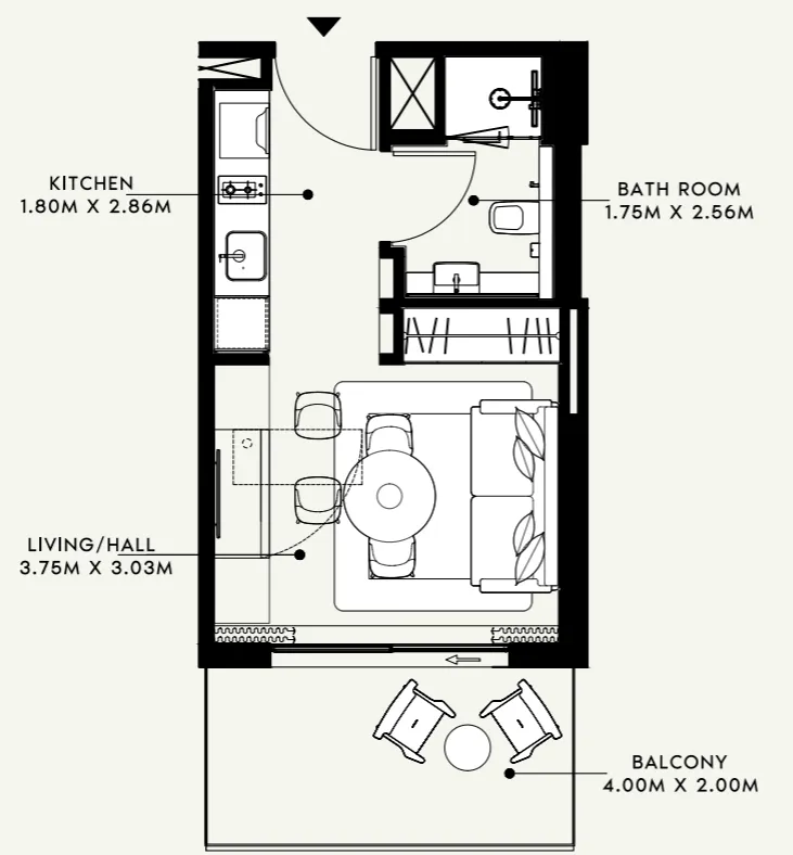 Azizi Azizi Venice floor plan