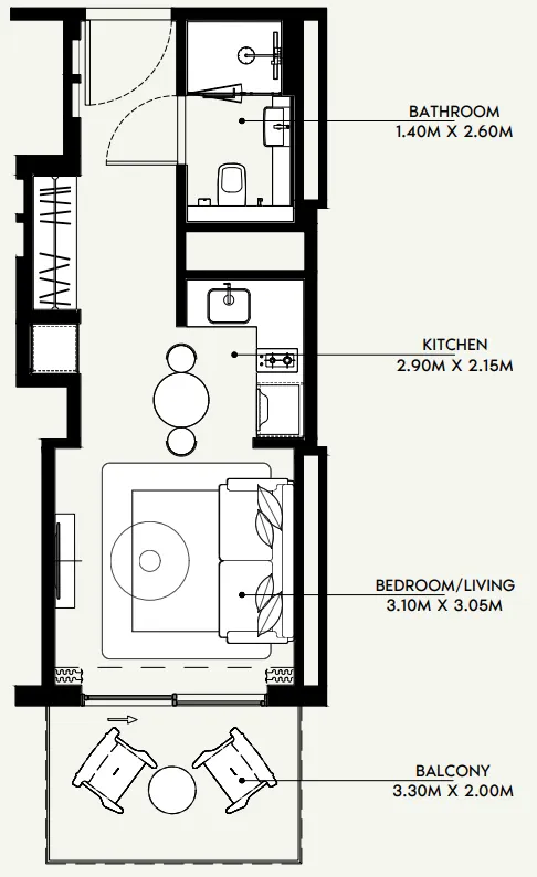 Azizi Azizi Venice floor plan
