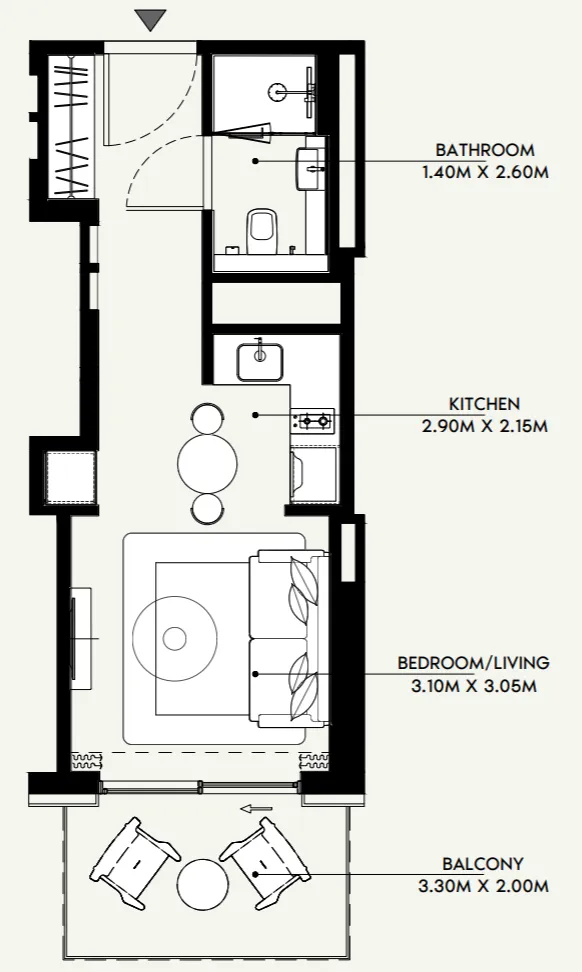 Azizi Azizi Venice floor plan