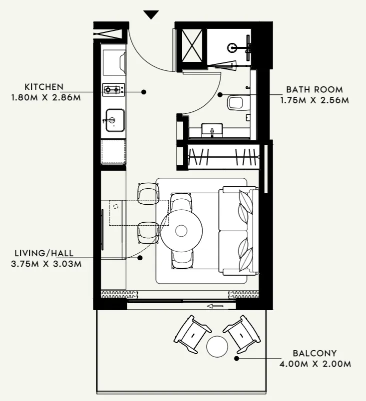 Azizi Azizi Venice floor plan