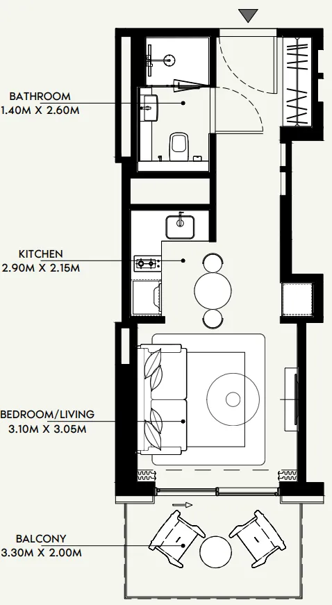 Azizi Azizi Venice floor plan