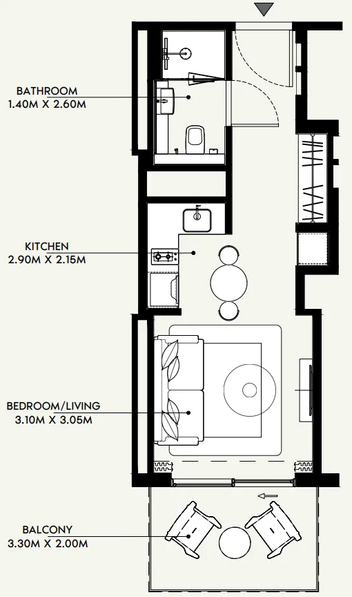 Azizi Azizi Venice floor plan