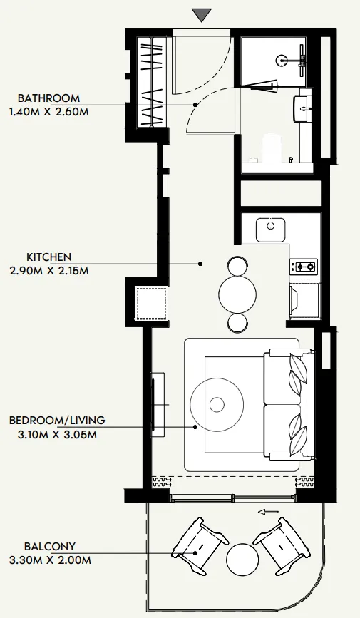 Azizi Azizi Venice floor plan
