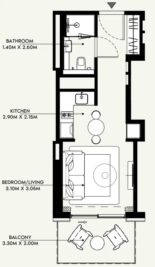 Azizi Azizi Venice floor plan