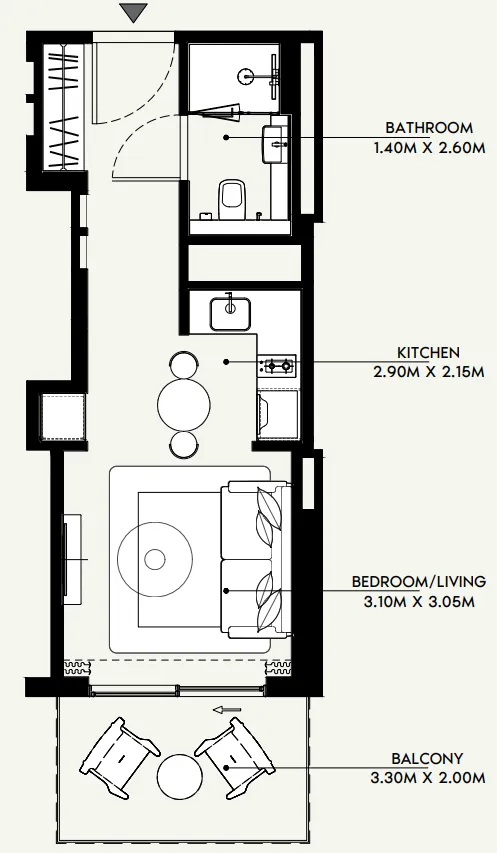 Azizi Azizi Venice floor plan