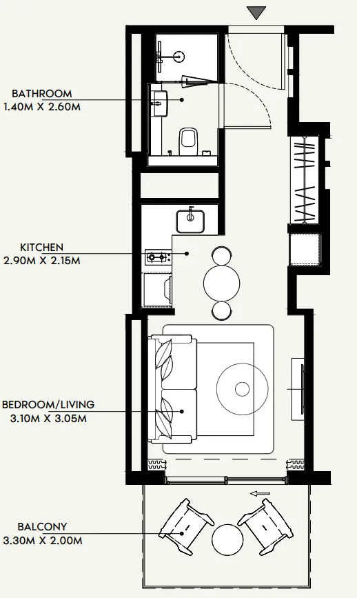 Azizi Azizi Venice floor plan